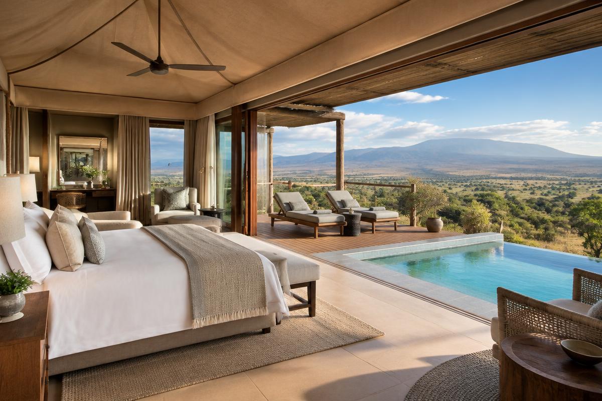 Illustrative luxury accommodation